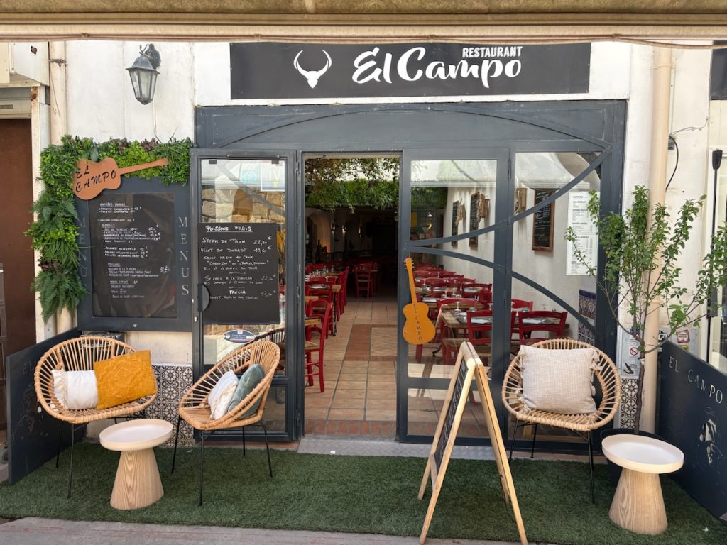 Restaurant El campo aux Saintes maries de la mer , adresse recommandée par hotel le Fangassier
